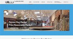 Desktop Screenshot of persianrugmarket.com